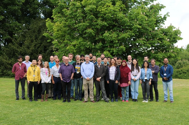 CSN group members on the lawn.